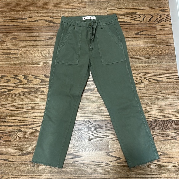 AMO EASY ARMY TROUSER TEA LEAF - Picture 1 of 8